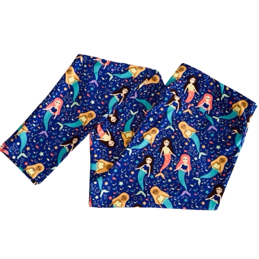 LuLaRoe MERMAID Leggings Purple Aqua Tall & Curvy HTF